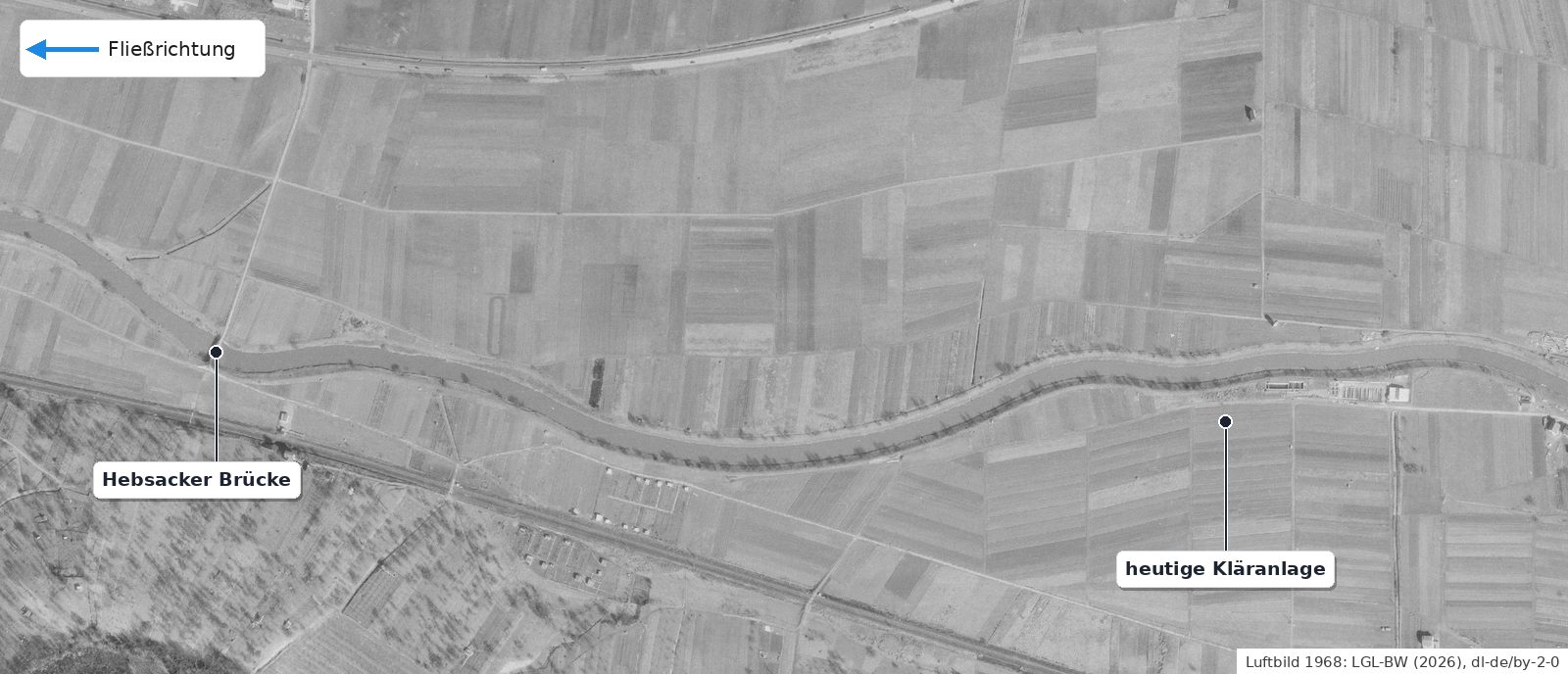 Luftbild von 1968